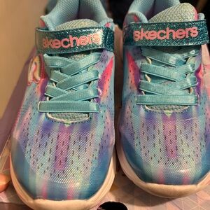 Girls multicolor sketchers. NWOT